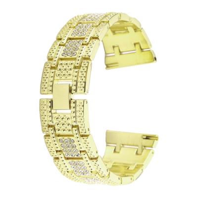 Intelligent draagbaar apparaat metalen polsband horloge band voor Samsung Gear S3 (goud)
