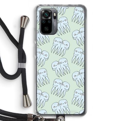 Octopussen: Xiaomi Redmi Note 10 Pro Transparant Hoesje met koord