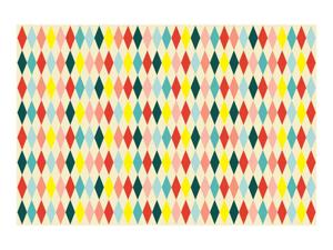 Tafelkleed Colorful Diamonds 180x120cm