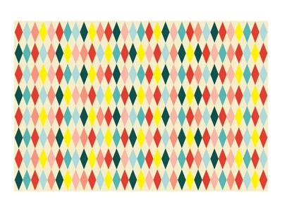 Tafelkleed Colorful Diamonds 180x120cm