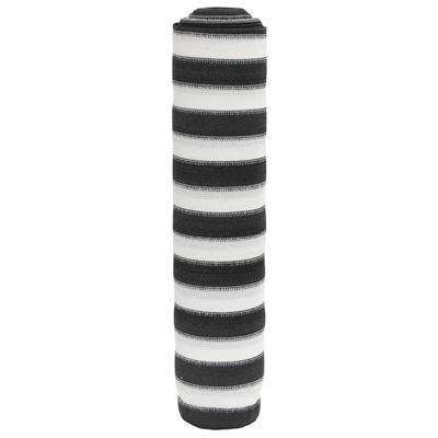 VidaXL Privacynet 75 g/m² 1x25 m hdpe antracietkleurig en wit