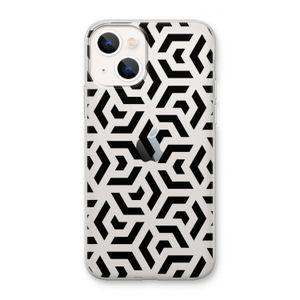 Crazy pattern: iPhone 13 mini Transparant Hoesje