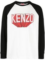 Kenzo t-shirt en coton à logo imprimé - Blanc - thumbnail