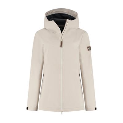 Travelin&apos; Women - Waterproof jack - Zand - Maat XXL