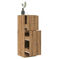 Apothekerskast 40x41x118 cm bewerkt hout artisanaal eikenkleur Apothekerskast 40x41x118 cm bewerkt hout artisanaal eikenkleur