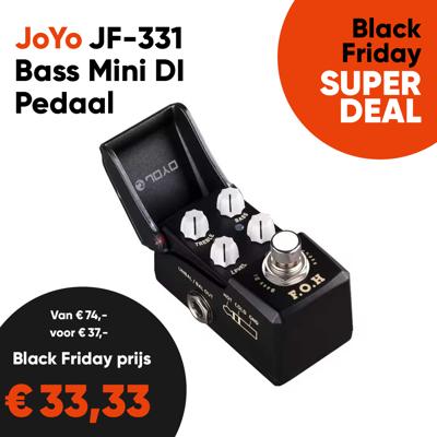 Joyo JF-331 Bass Mini DI Pedaal voor Basgitaar - Aanbieding, op = op