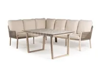 Tierra Outdoor Dining Loungeset Liv Ophira Champagne
