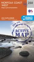 Wandelkaart - Topografische kaart 250 OS Explorer Map | Active Norfolk Coast West | Ordnance Survey Wandelkaart - Topografische kaart 250 OS Explorer Map | Active Norfolk Coast West | Ordnance Survey