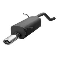 Ulter Sport uitlaat passend voor Ford Fiesta VII HB 1.25i 44/60kW/1.4 16V 90kW 2008-2014 95x65mm US10811910