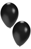 Ballonnen zwart 50 stuks