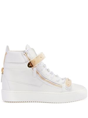 Giuseppe Zanotti baskets montantes Coby - Blanc