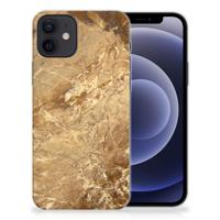 iPhone 12 | 12 Pro (6.1") | TPU | Siliconen hoesje | Marmer Creme
