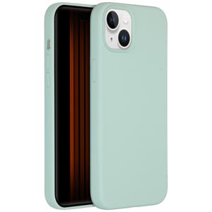 Accezz Liquid Silicone Backcover met MagSafe iPhone 15 Plus Telefoonhoesje Blauw