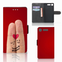 Sony Xperia XZ1 | Wallet Case | met Pasjes | Liefde - Origineel Romantisch Cadeau