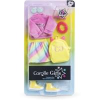 Poppenaccessoires - COROLLE - Neon kleedkamer - Voor etalagepop van 28 cm - 7 accessoires - Vanaf 4 jaar