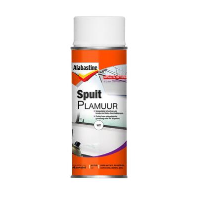 Spuitplamuur wit 400 ml - Alabastine