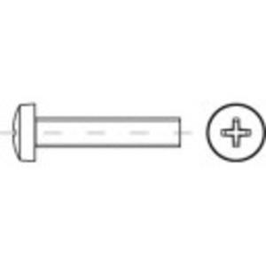 TOOLCRAFT 146098 Lenskopschroeven M4 16 mm Kruiskop Phillips DIN 7985 Staal Galvanisch verzinkt 2000 stuk(s)