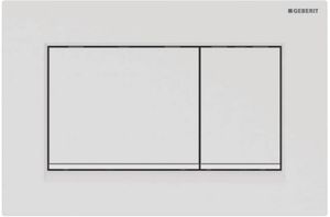 Geberit Sigma 20 (ex Sigma 30) bedieningspaneel mat wit voor Sigma reservoirs 8cm (UP720) en 12cm (UP320)