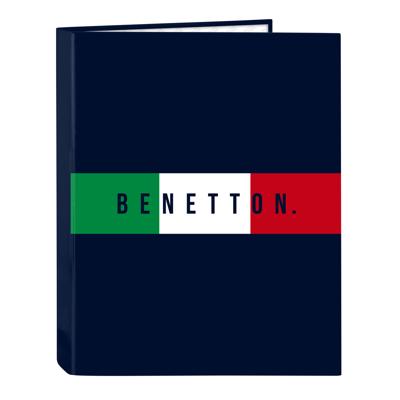 Ringmap Benetton Flag Marineblauw A4 26.5 x 33 x 4 cm