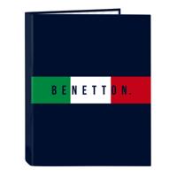 Ringmap Benetton Flag Marineblauw A4 26.5 x 33 x 4 cm