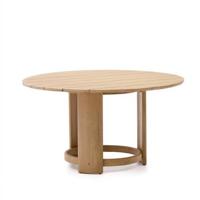 Kave Home - Ronde tafel Xoriguer van FSC 100% massief eucalyptushout