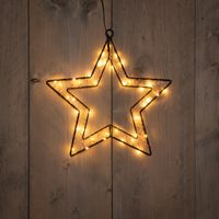 B.O.T. Outdoor Black Star 30X30,5 cm40Led Classic - Anna's Collection