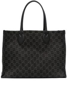 Gucci grand sac cabas Ophidia GG - Noir