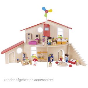 Houten poppenhuis
