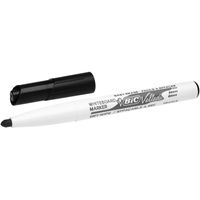 Viltstift Bic 1741 whiteboard rond zwart 1.4mm - thumbnail