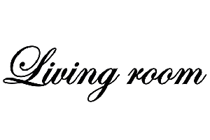 Living room - Muursticker