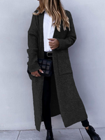 Knitted Sweater Cardigan Casual Coat - thumbnail