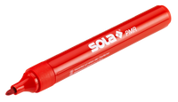 SOLA Permanent marker rood 1,5-3mm punt set/10 - 66082120