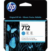 HP Inktcartridge 712 Origineel Cyaan 3ED67A