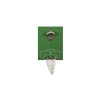 Flesopener voetbalveld met goal 20x15cm