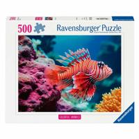 Ravensburger Legpuzzel colorful animals rode koraalduivel, 500st. Ravensburger Legpuzzel colorful animals rode koraalduivel, 500st.