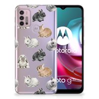 TPU Hoesje voor Motorola Moto G30 | G10 Konijntjes