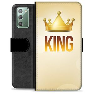 Samsung Galaxy Note20 Premium Portemonnee Hoesje - King