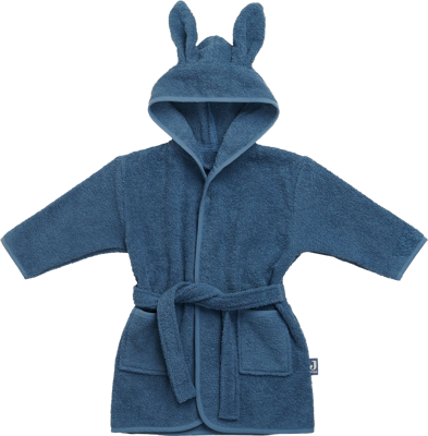 Jollein Badjas met konijnenoortjes - Jeans Blue Jollein Badjas met konijnenoortjes - Jeans Blue