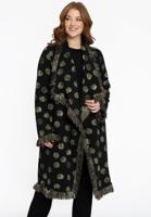 Yoek Veste met ruches GRACE | Zwart | Maat 58/60