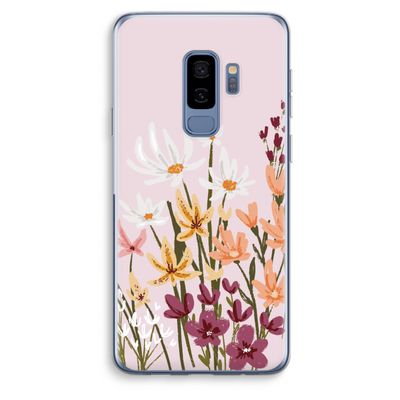 Painted wildflowers: Samsung Galaxy S9 Plus Transparant Hoesje