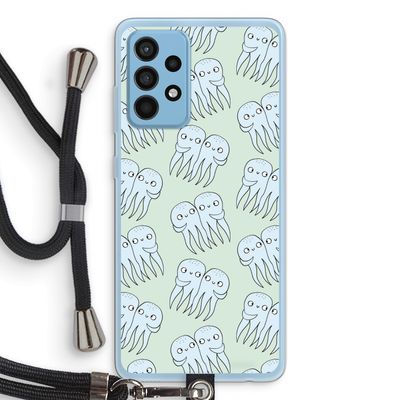 Octopussen: Samsung Galaxy A52 Transparant Hoesje met koord