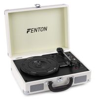 Fenton RP115D retro platenspeler met Bluetooth en USB - Wit - thumbnail