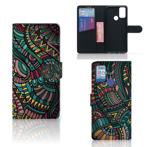 Alcatel 1S (2021) Telefoon Hoesje Aztec