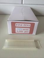 Nylon textielpins 25mm fijn 5.000 stuks - 13 stuks