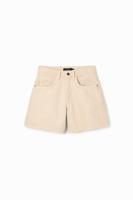 Effen spijkershort - WHITE - 40