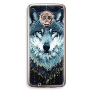 Darkness Wolf: Motorola Moto G6 Transparant Hoesje