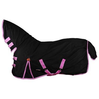 Deken Epplejeck Junior Full Neck 0gr, 95 cm in zwart/roze