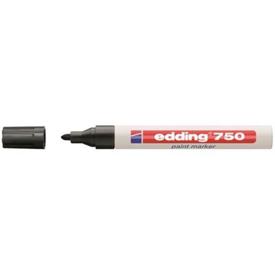 Edding 750 lakmarker 2-4mm rond zwart