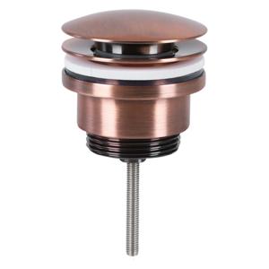 Differnz afvoerplug pop up | design | rood koper | 63mm