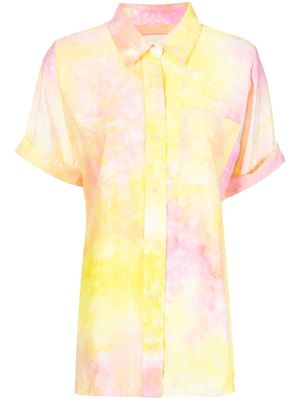Bambah chemise à effet tie-dye - Multicolore